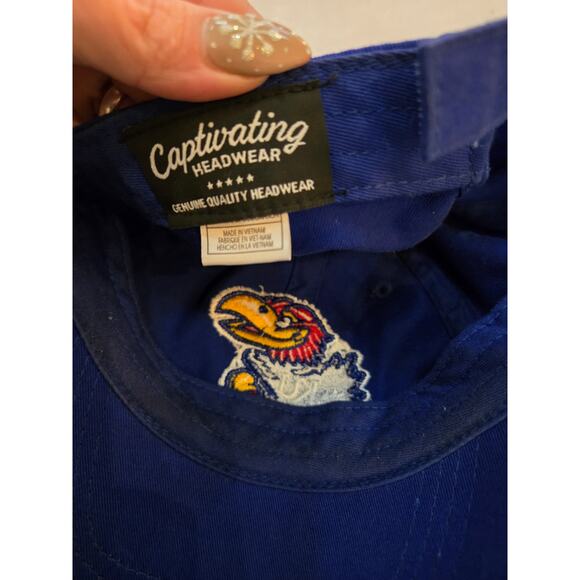 Kansas University Jayhawks Baseball cap/  Blue adjustable - Picture 4 of 4